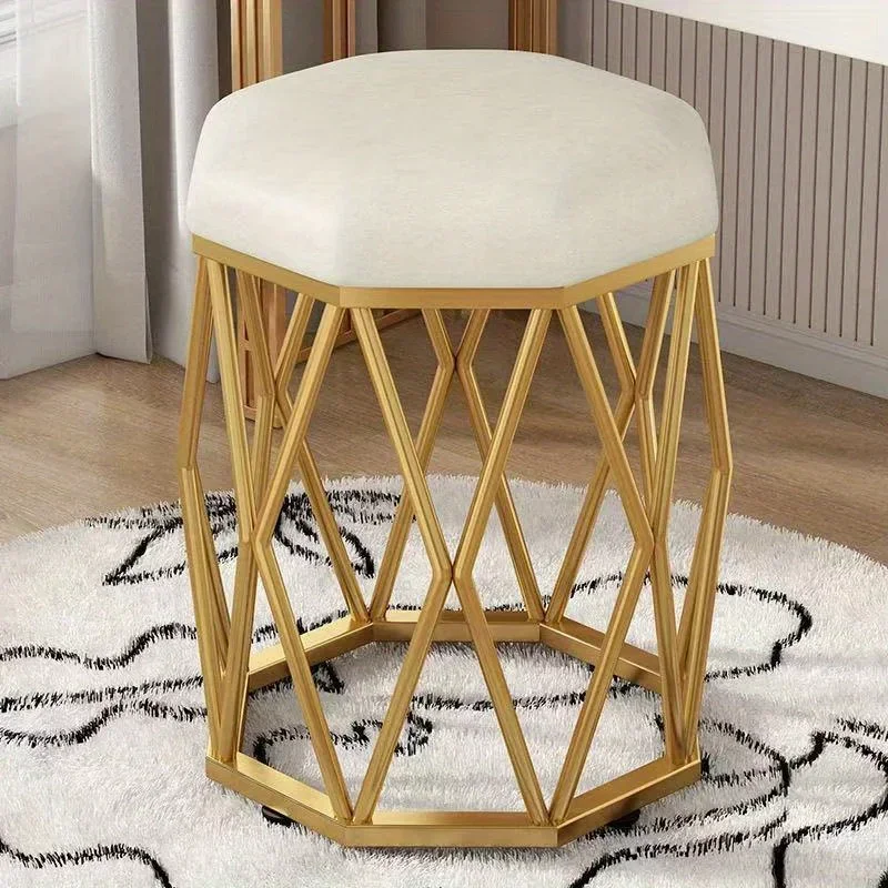 

Nordic style dressing stool Modern simple manicure stool Home bedroom dressing chair Girls makeup stool