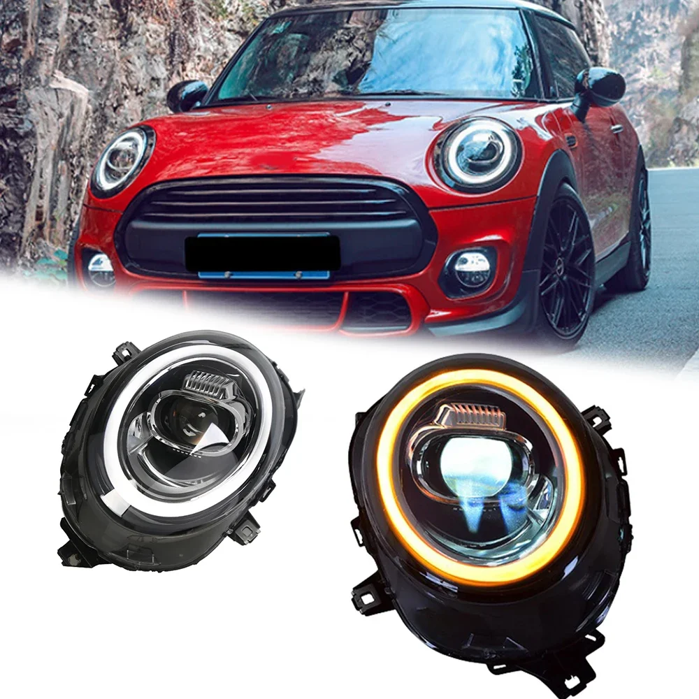 

Светодиодные фары для BMW MINI F55 F56 14-21 LHD RHD Стиль Led DRL Автомобильные фары в сборе Сигнальные аксессуары Модифицированная лампа