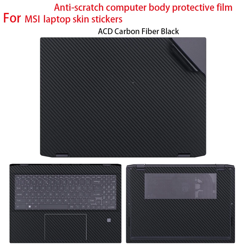 For MSI Stealth A16 AI+ A3XVGG body film A16 AI+ A3XVFG/A3XWHG Laptop skin sticker Stealth 16 Studio A13V/A1V protective film