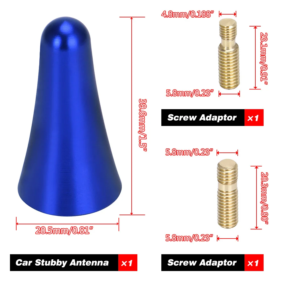 Antena Stubby Bee Sting para Vf Holden Commodore Ss Ssv Sv6 Redline Satnav, piezas exteriores, pegatinas, negro, azul, rojo