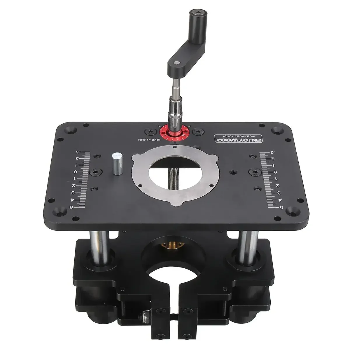 2026 hot sale L Woodworking Router Lift System And Aluminum Top Plate For 65mm 69mm Diameter Motors Workbench Trimmer Engraving