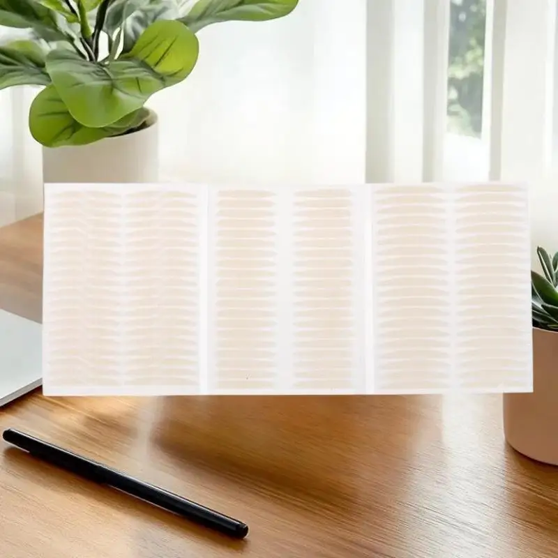 120 قطعة من ملصقات الجفن المزدوجة غير المرئية - ملصقات جفن شفافة مقاومة للماء تدوم طويلاً مع أداة #4