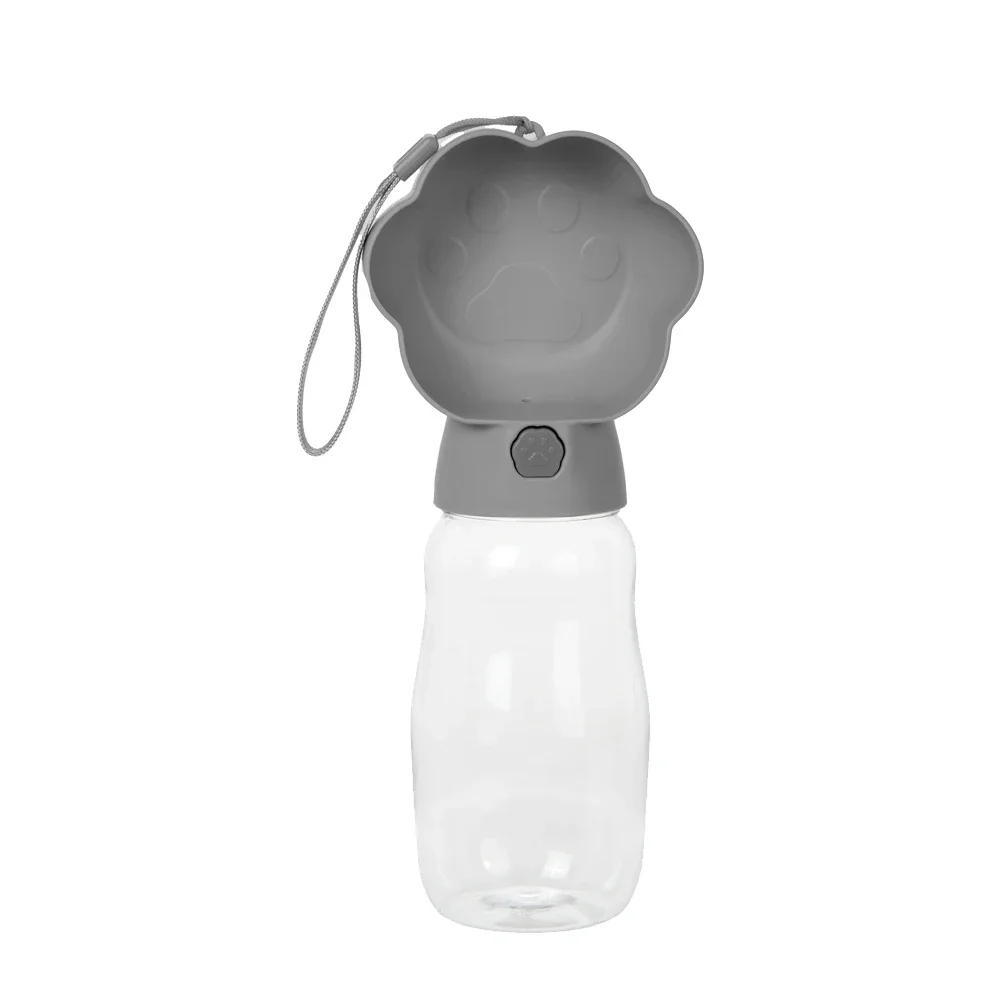 Hunde-Wasserflasche 2-in-1 Tragbare Auslaufsichere Haustier-Wasserschüssel mit Futterbehälter für Kleine und Große Hunde, Katzen, Welpen, Spaziergänge und Wanderungen – Detail 9