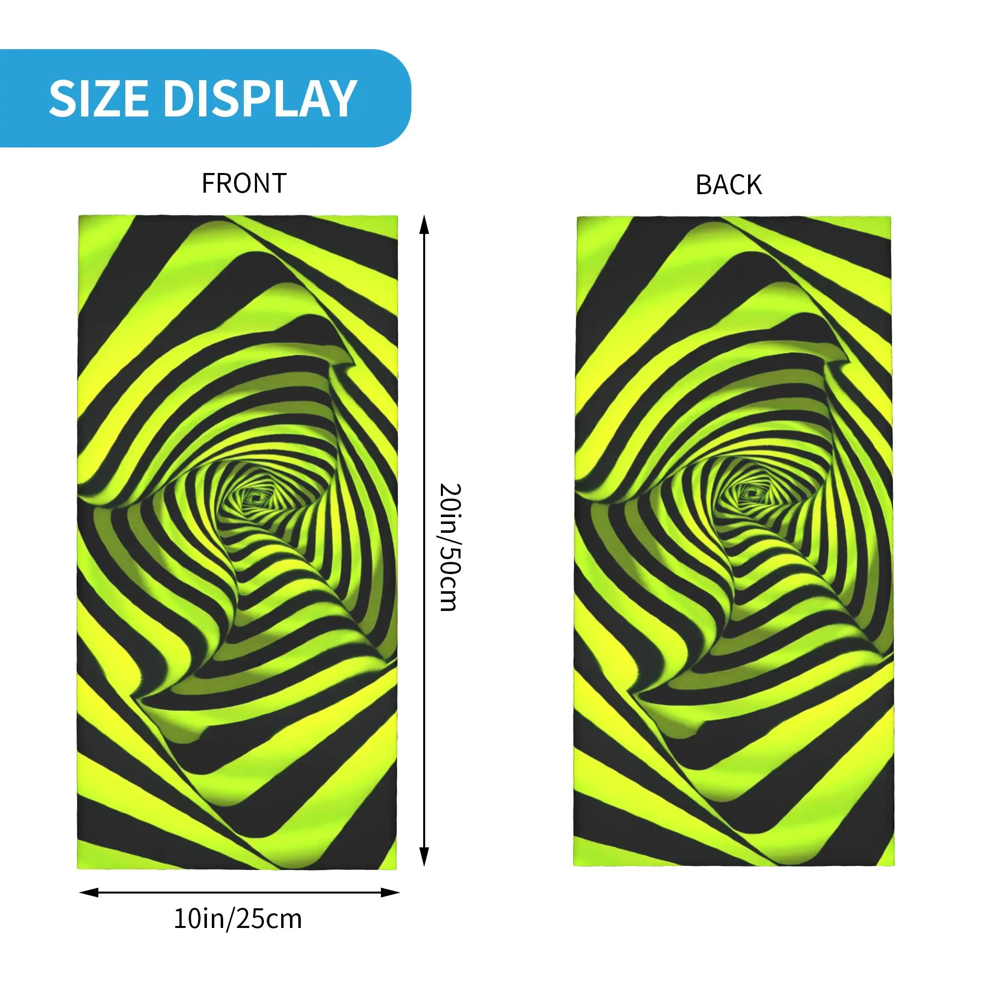 Swirl stripe color block print11 Bandana  Cover Club   Wrap Scarf  Cycling Riding Unisex Windproof Neckerchief