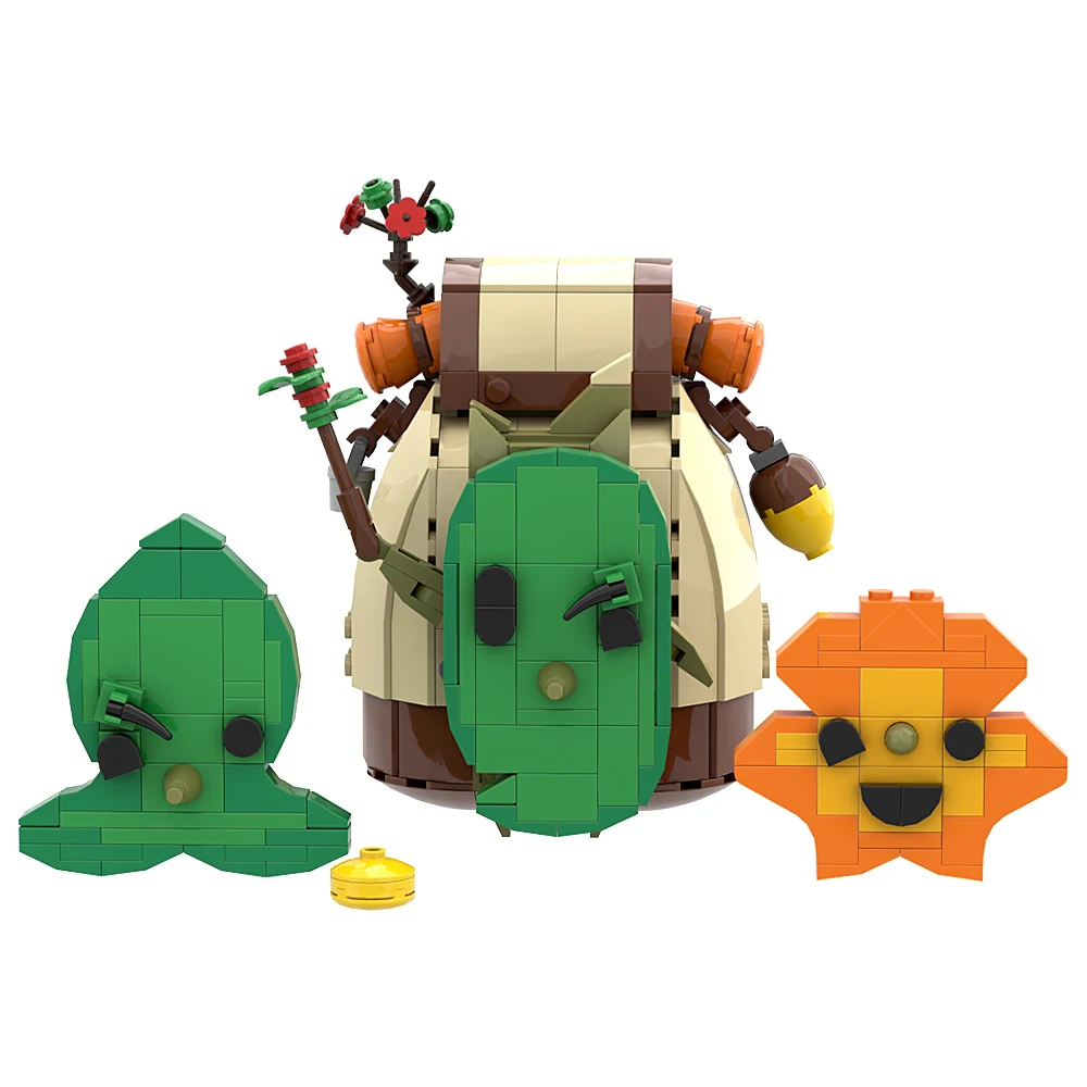 Gobricks Moc Yahaha Korok juego de bloques de construcción ruinas guardián Keglo semillas juego figuras de acción ladrillos modelo juguetes para niños