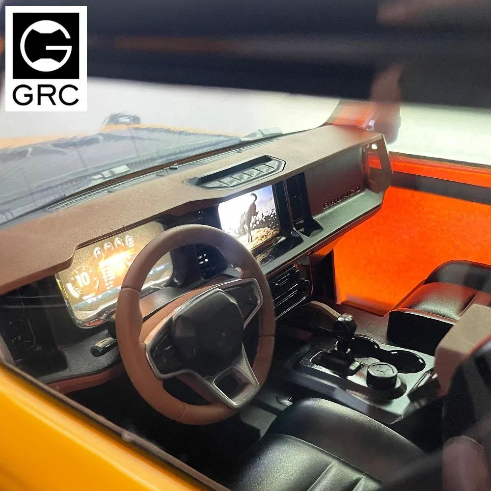 GRC 1/10 Interior Kit W/ Dashboard / Seat for TRAXXAS TRX-4 New Bronco Upgrade Option Parts #G175GT G175GB