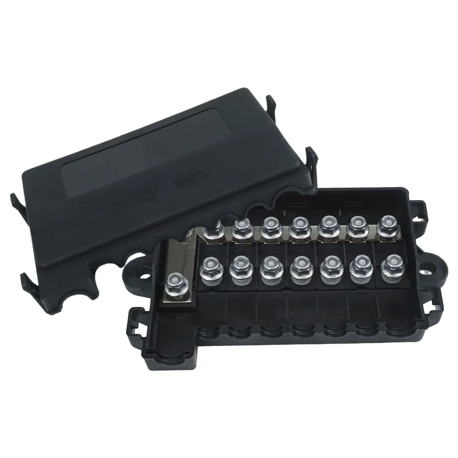 

7 Way Fuse Box Holder 32V DC Car For Midi Fuses Box Block Holder 15A-250A For RV Car Boat Fuse Box Holder Car Accessories