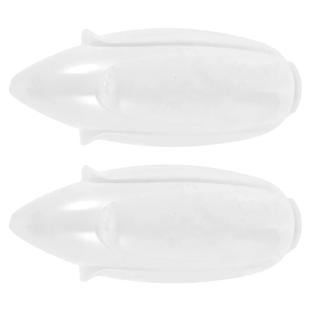 

2 Pcs Spherical Street Light Glass Globe Bulb Cover Bayonet Bottle Lamp Shade Acrylic Office Clip Floor Replacement