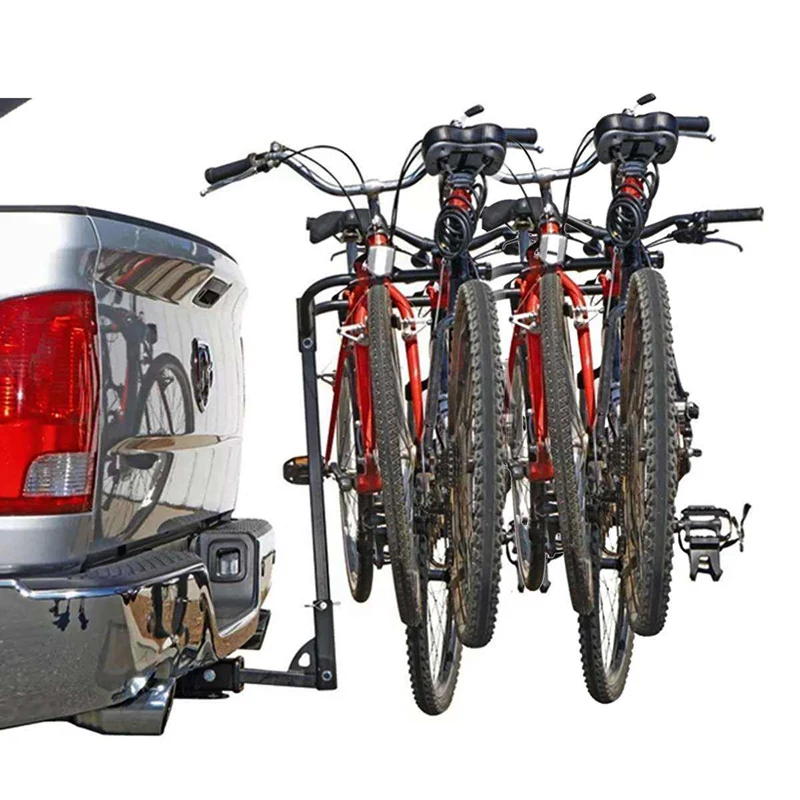 

Держатель для велосипеда с 4 велосипедами, сверхмощный багажник для велосипеда, подходит для большинства седанов, люков, минивэнов, внедорожников