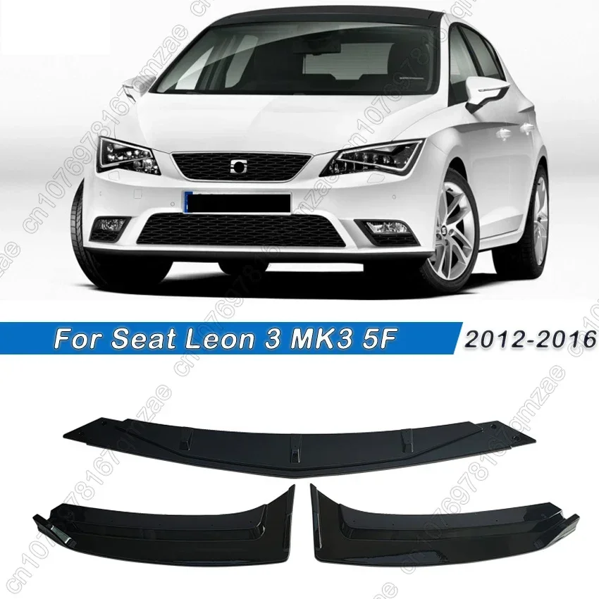 

Для Seat Leon 3 MK3 5F 2012-2016 передний бампер, разделитель губ, диффузор, комплект кузова, тюнинг, спойлер, аксессуары, передняя лопата, объемный звук