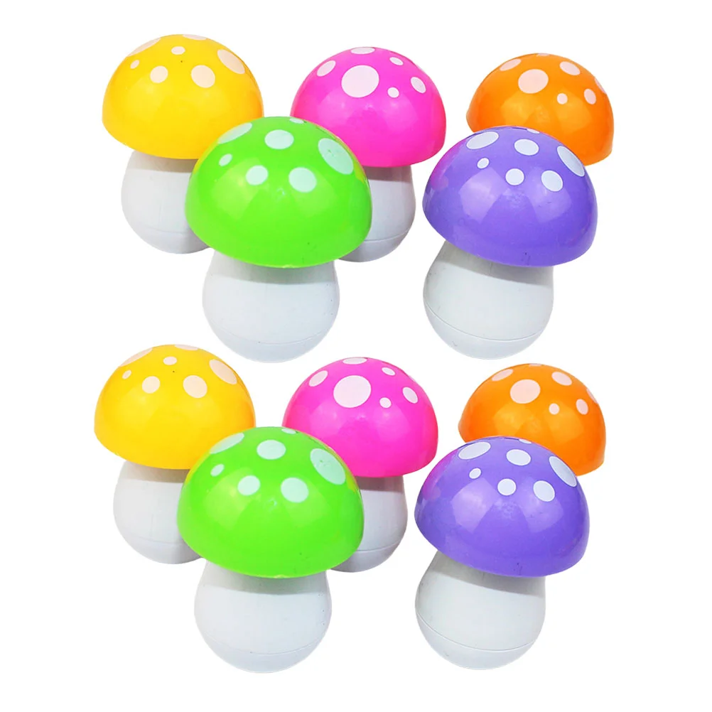 10 pezzi penna a sfera a fungo retrattile penne elastiche per cartoni animati per bambini bomboniere materiale scolastico adorabile mini strumento di scrittura