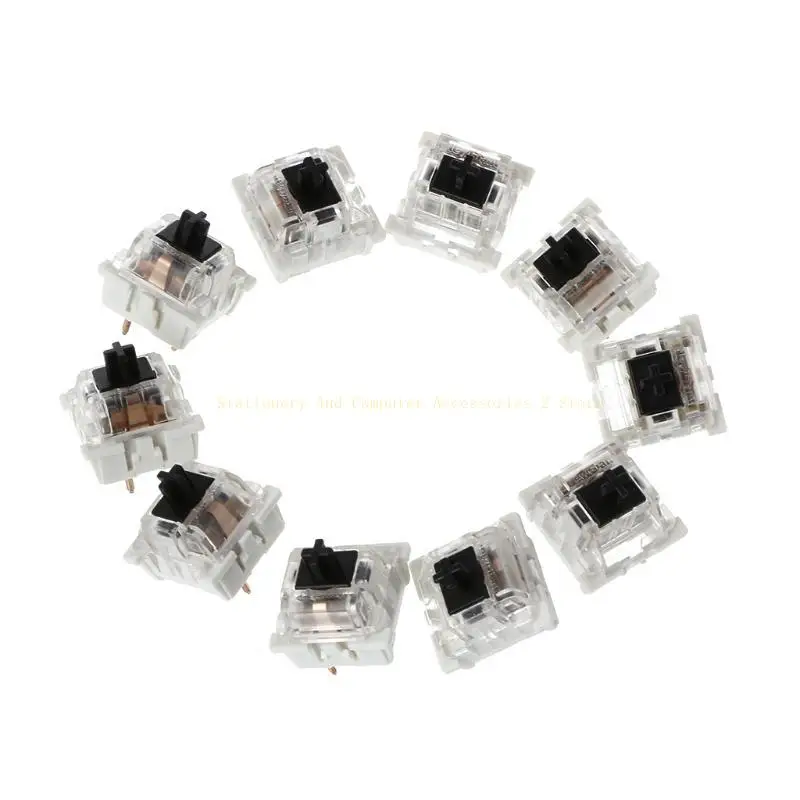 10 Stück rote Schalter für Kirschmx -Klon MX Switches Tester für die mechanische Tastatur anpassen DIY anpassen