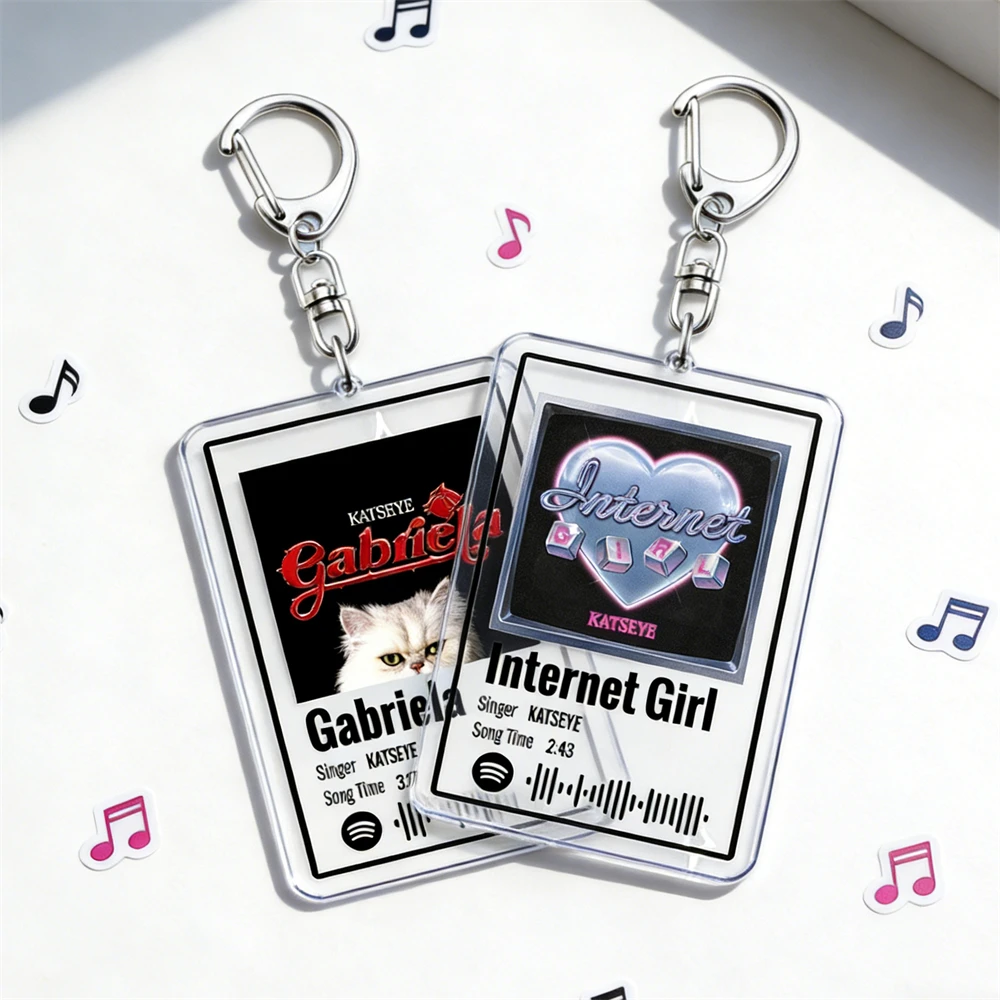 Popular Kpop Girl Group Band Music Keychains Manon Lara Sophia Yoonchae Megan Daniela Song Keying Jewelry Fans Friends Gifts