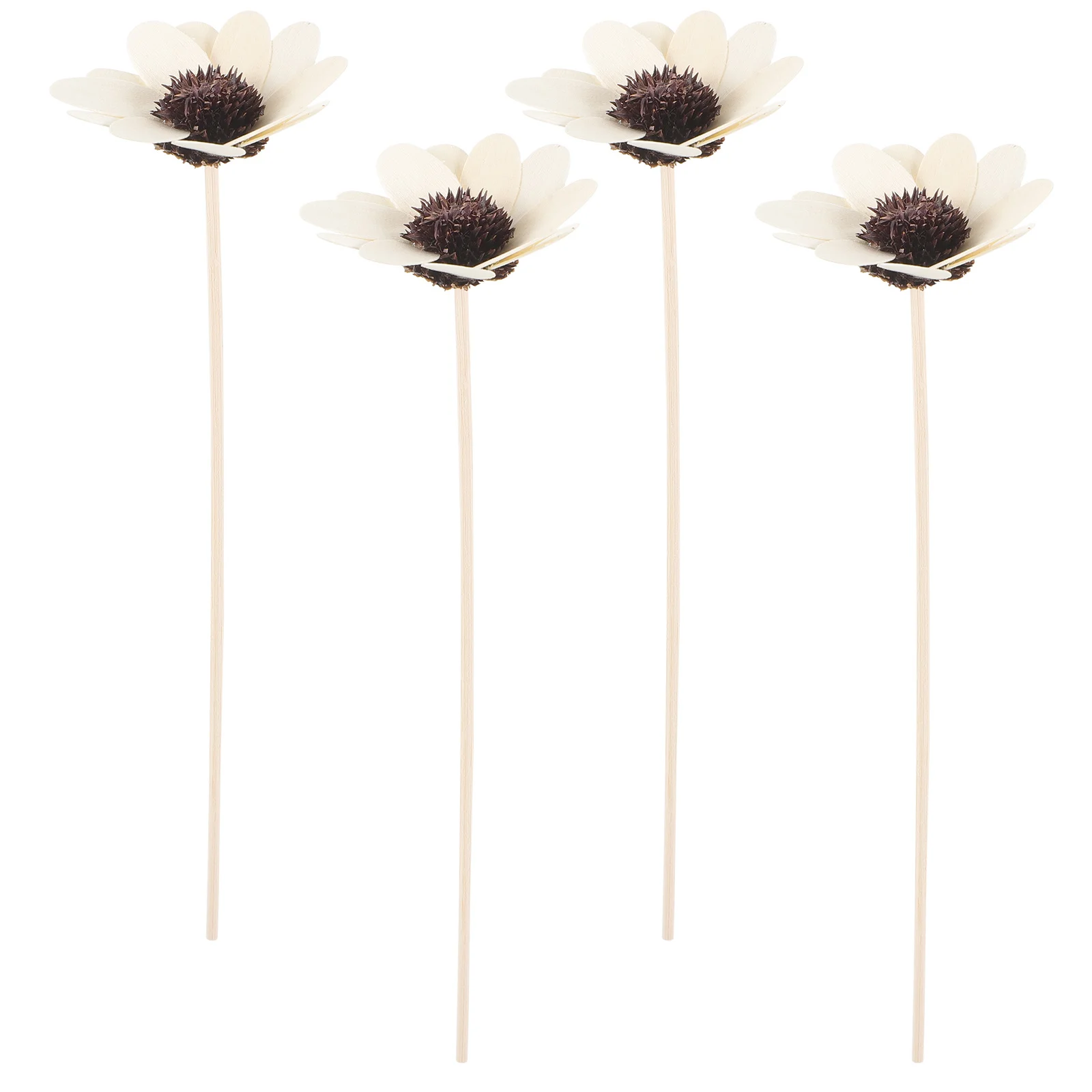 

4Pcs Essential Oil Diffuser Sticks Flower Design Replaceable Aroma Sticks for Home Car Room Fragrance Stick for Essential Oil