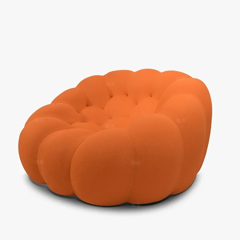 

Compressed roll bag football bubble sofa special-shaped sofa living room designer styling cotton fabric sofa