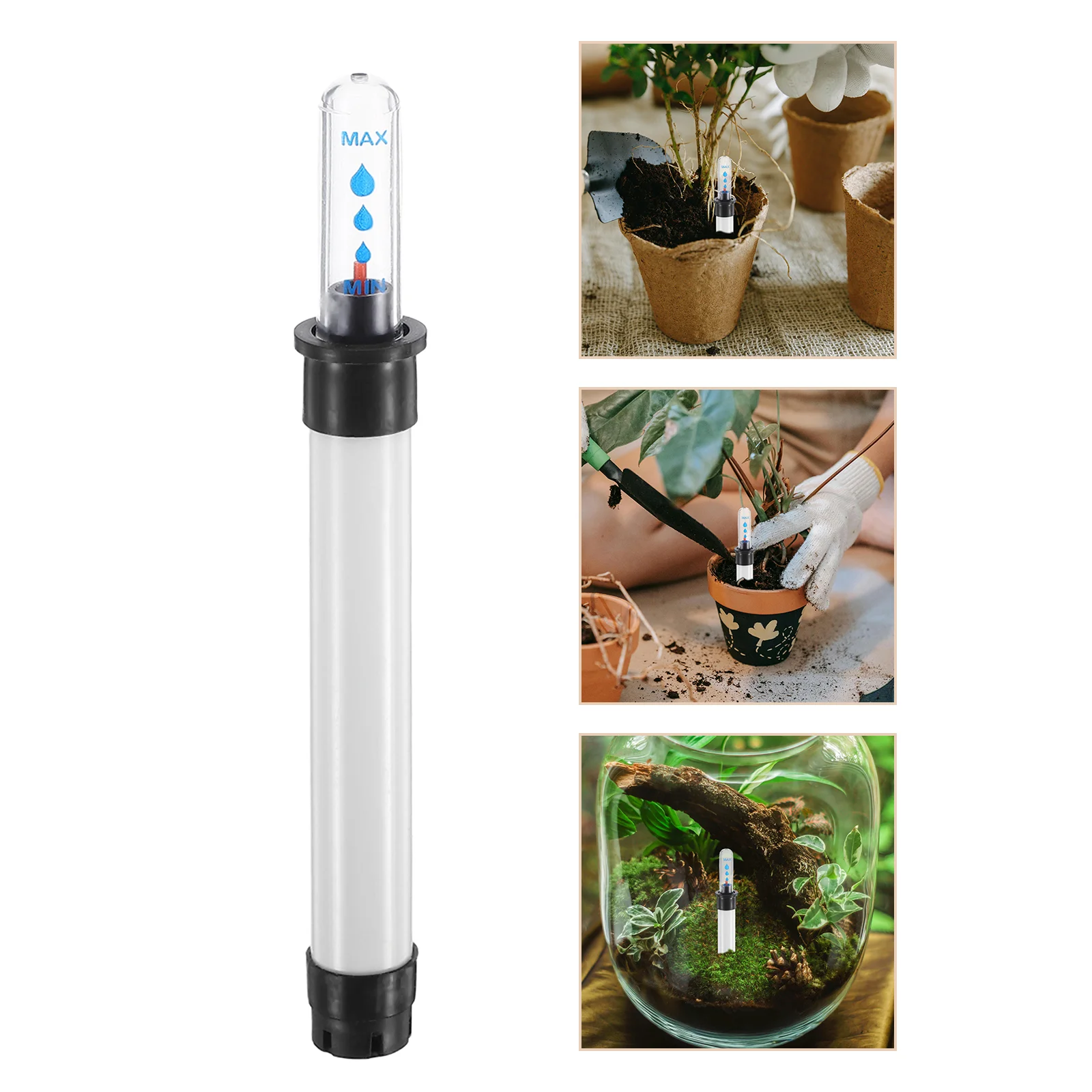 

2 Pcs Water Level Indicator Flowerpot Plants of Garden Gadgets for Men Farm Gauge Bucket House