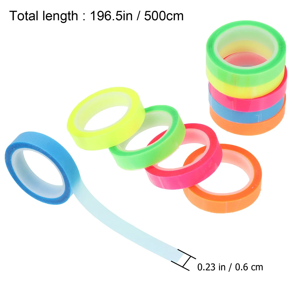 Waterproof Index Sticker Long Erasable Highlighters Tapes Tabs for Annotating Books Sentence Cases