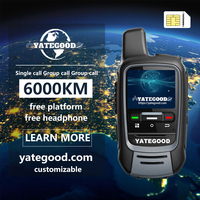 YATEGOOD G300 GPS 5000KM zello walkie talkie long range global ptt 4G poc radio100km