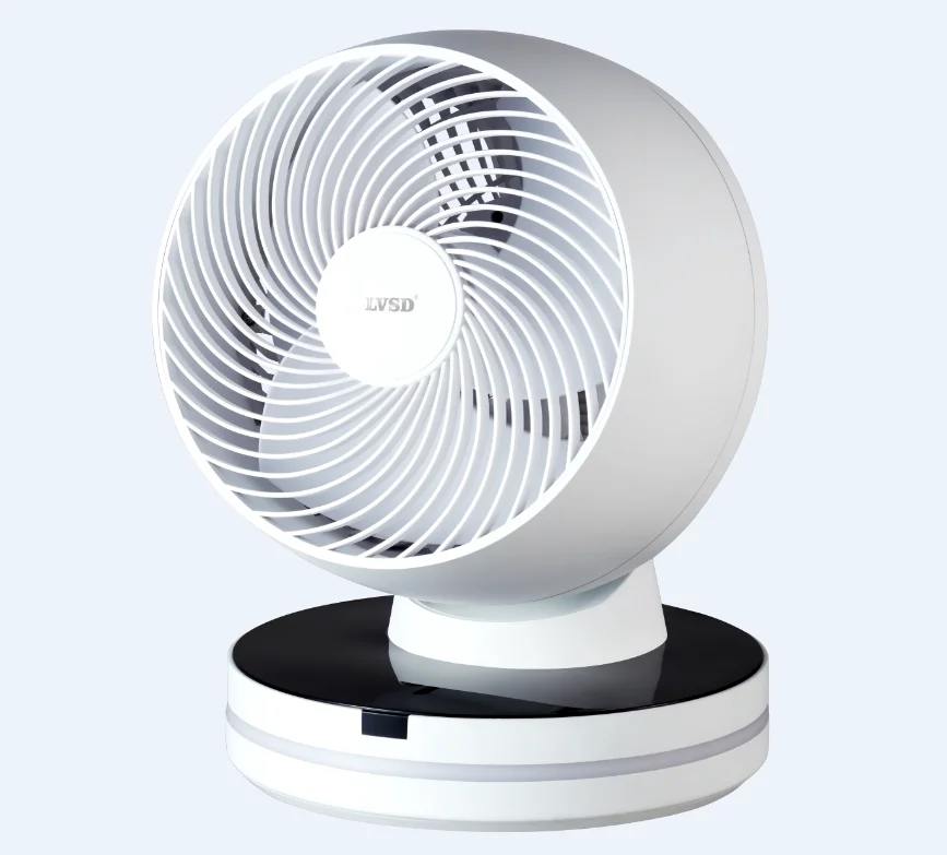 Home Touch Control Temperature Sensor Smart Wind Timer Fan air Circulation Fan Remote Control  DC Table Fan