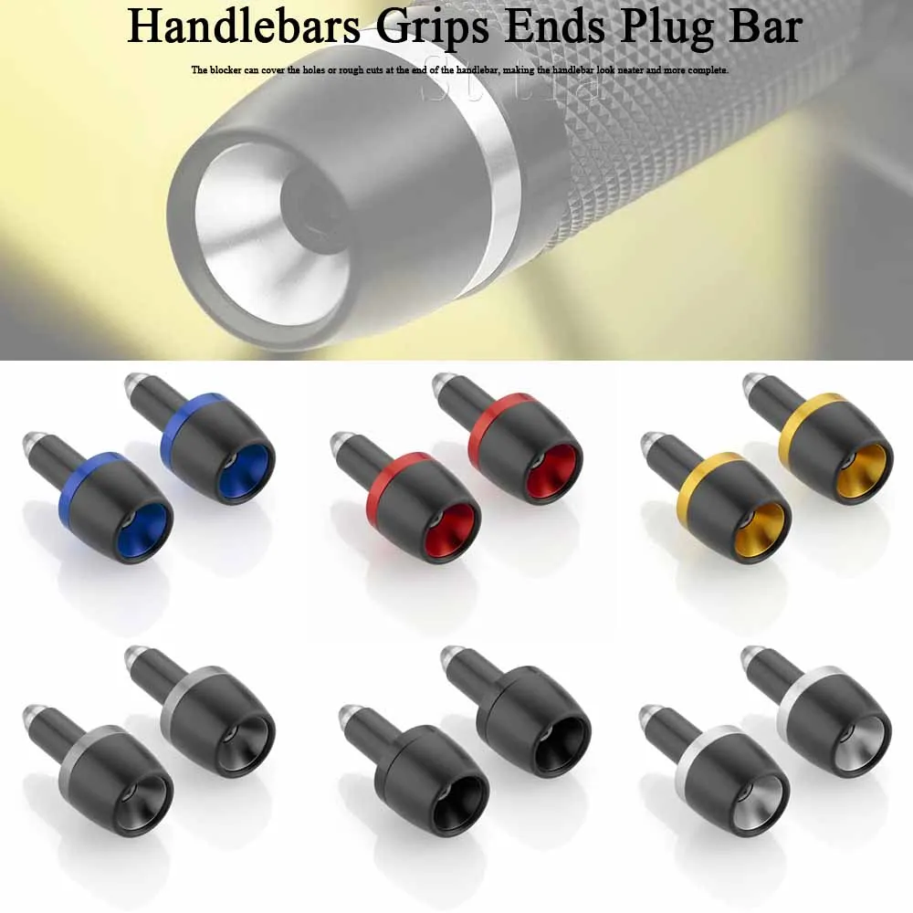 

Motorcycle Handle Bar End Handlebar Grips ends Cap Plug Slider Counterweight Cover For Yamaha MT-03 MT-07 MT-09 MT-10 2013-2025