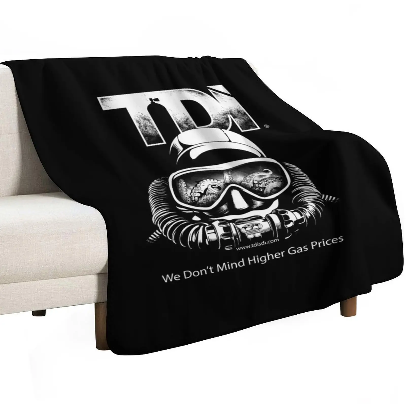 Technical Diving International (TDI)- TDI Rebreather Higher Gas Prices Throw Blanket Sofas Loose blankets and throws Blankets
