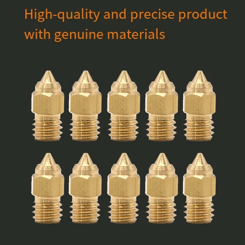 CR-6SE فوهة نحاسية 0.3 مللي متر 0.4 مللي متر 0.5 مللي متر 0.6 مللي متر 0.8 مللي متر 1.0 مللي متر فوهة طابعة الطارد ملحقات طابعة ثلاثية الأبعاد #5