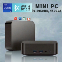 Mini PC Intel Core i9 8950HK Windows 11 Pro 16GB DDR4 1TB 2TB M.2 SSD Gamer Pc 4K HD Dual WIFI 6 BT5.2 Desktop Computer