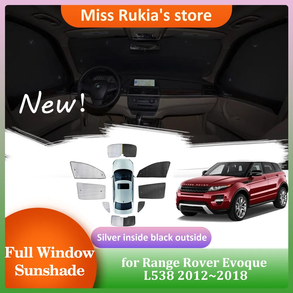 

Автомобильные солнцезащитные очки для Range Rover Evoque L538 2012 ~ 2018, 2013 2014 2015 2016 201на крышу окна, солнцезащитный козырек, боковая накладка на лобовое стекло, занавеска, солнцезащитный козырек, аксессуары