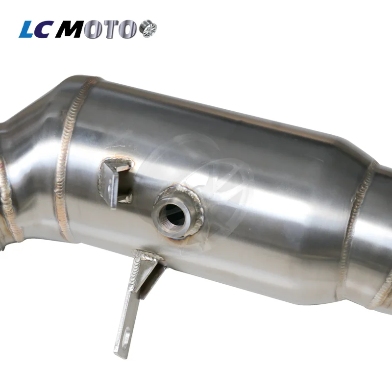 Catalytic Downpipe 200 Cell Performance Exhaust Parts For BMW B48 2.0T F32 F33 F36 420i 430i 430ix