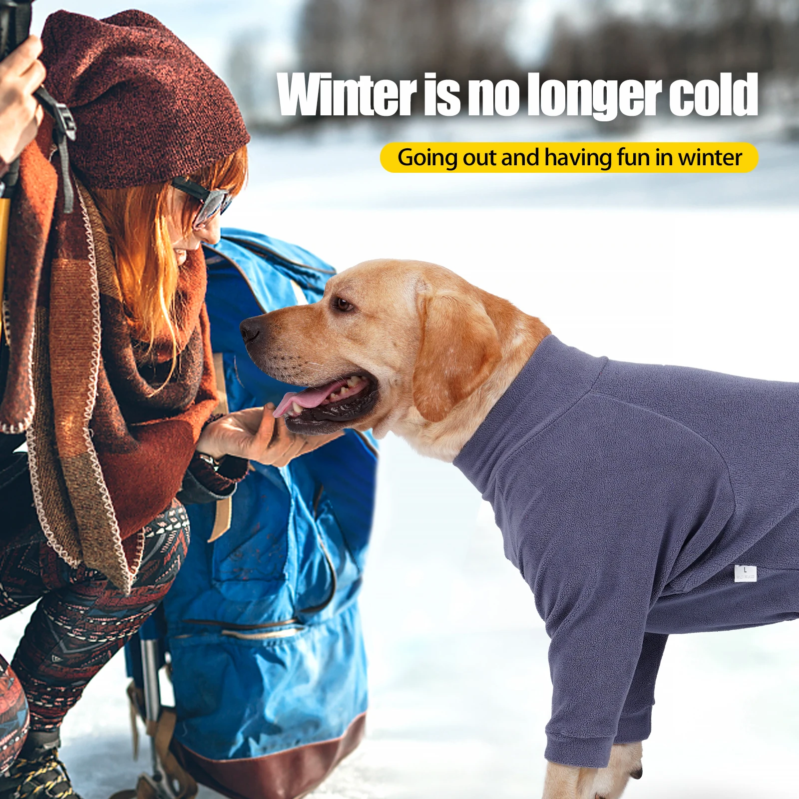 Easy-care Stay Warm On Chilly Days Breathable Dog Clothes Pet Comfortable Four Legged Winter Clothes