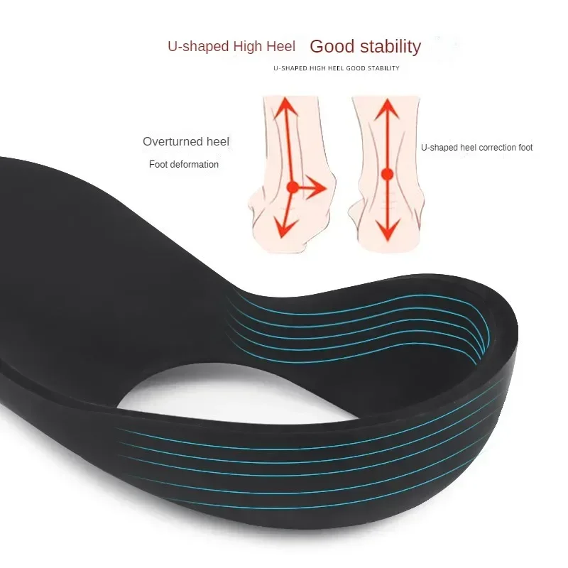 Orthotic for Flat Foot O-Shaped Legs Correction Arch Support Plantar Fasciitis Orthopedic Insoles Men/Women Foot Care Insert