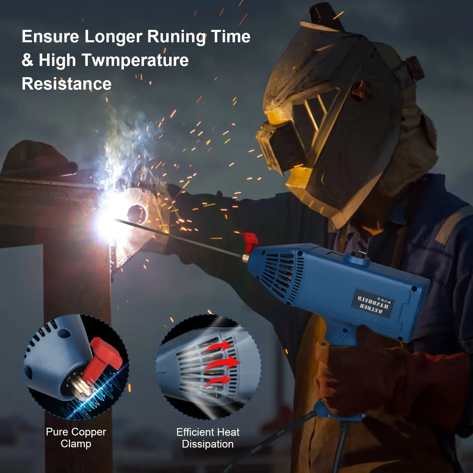 wholesale 220V 4500W Handheld Portable Electric Arc Machine Automatic Digital Intelligent Welding Machine Current Adjustment