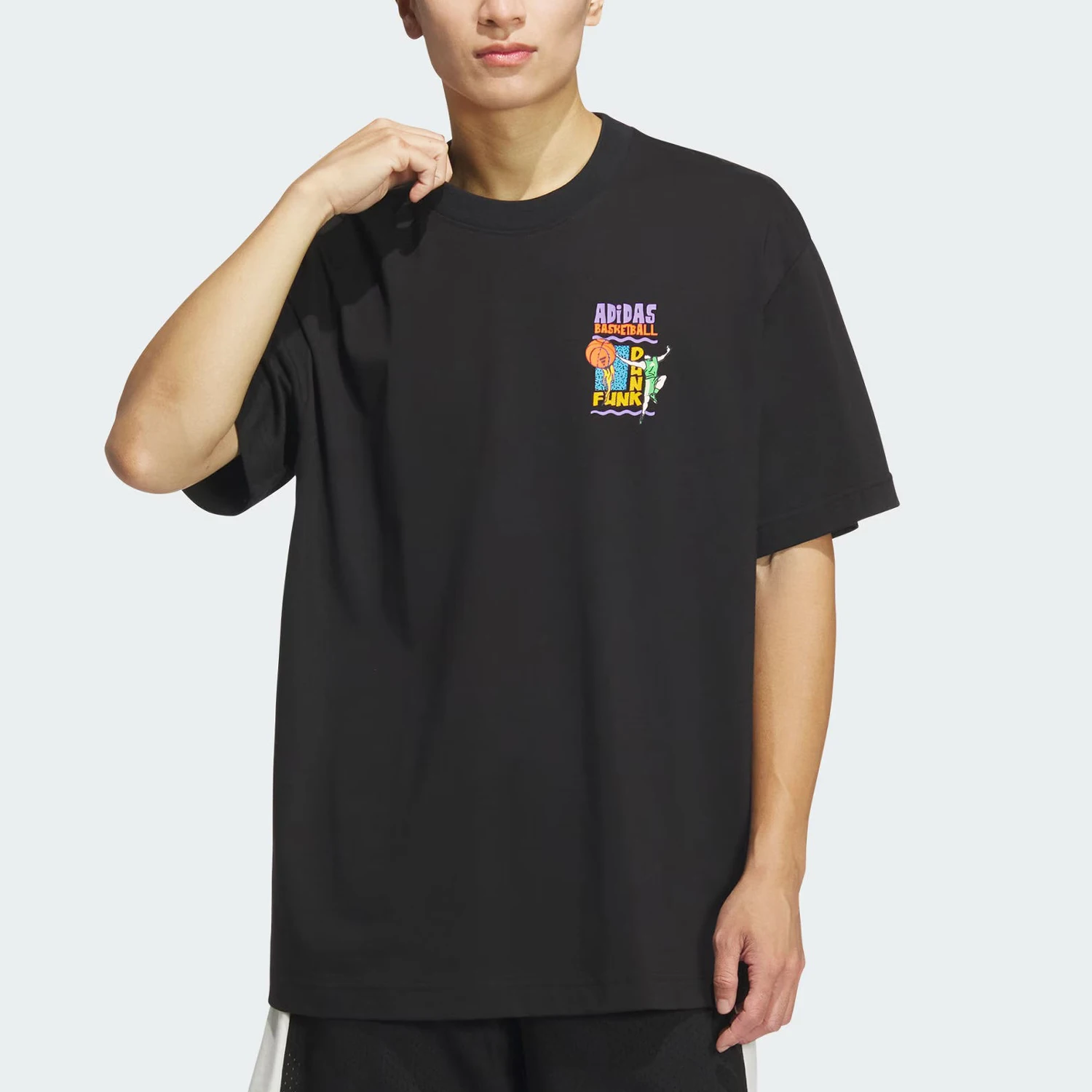 

Adidas Genuine New Men's Casual Print Breathable Sports Short Sleeve T-shirt JC6787