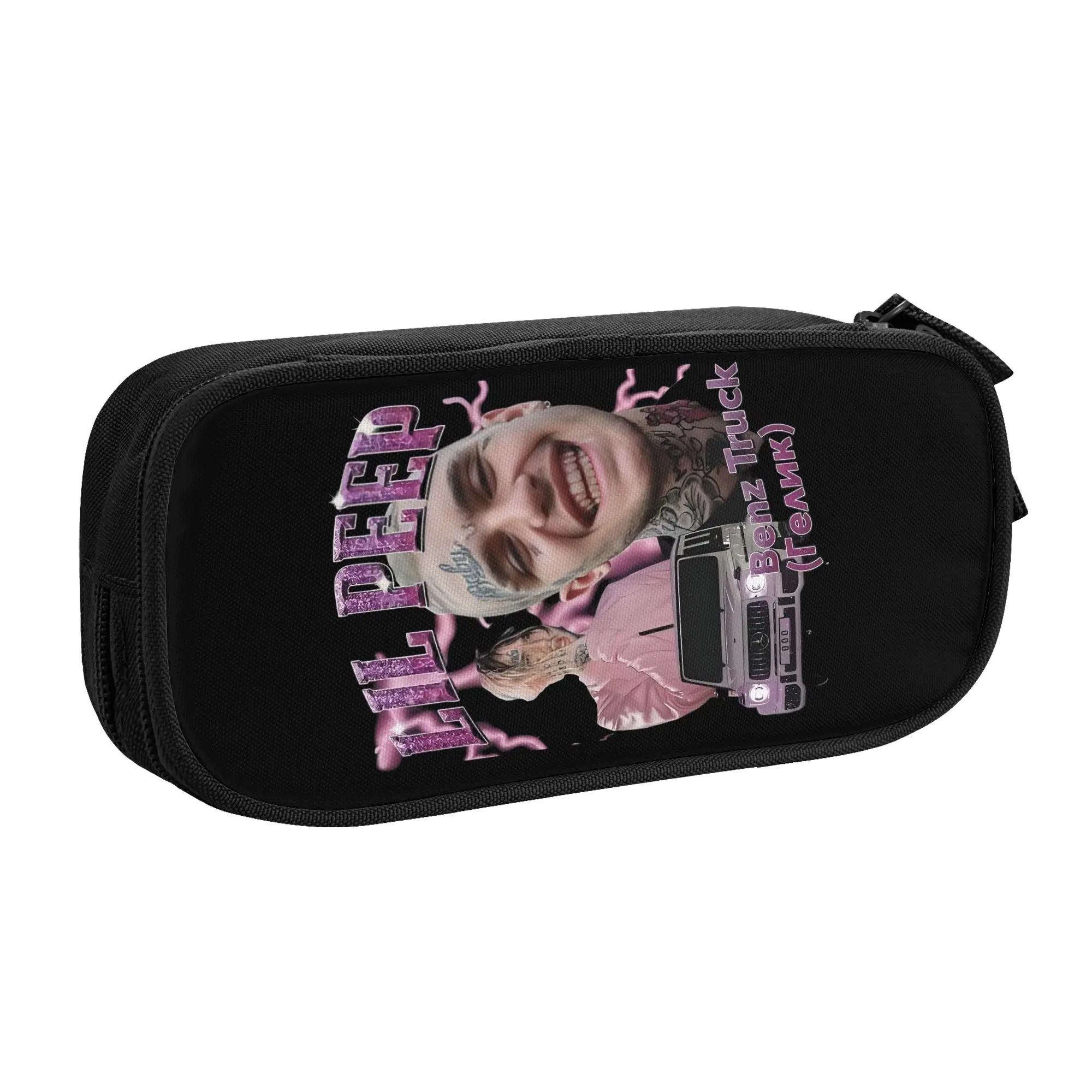 Rapper Lil Peep Swedish American  Cute Pencil Case Boy Girl Large Capacity  Pencil Pouch Student School