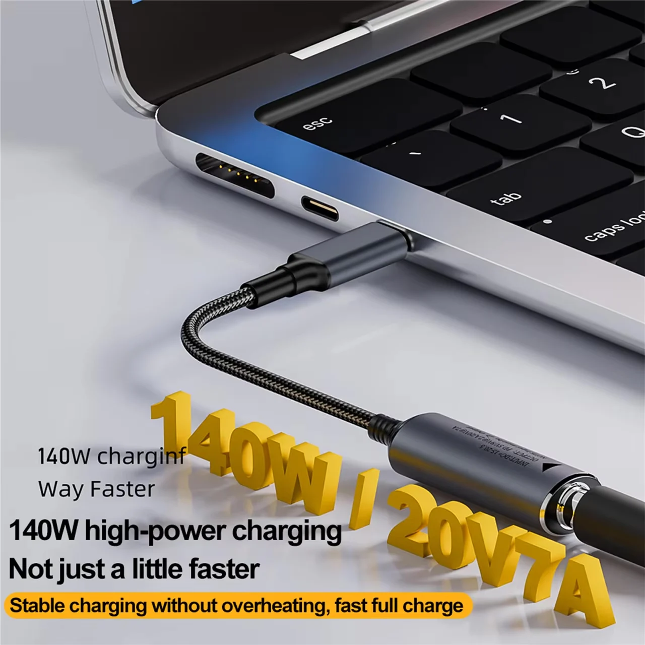 140W Universal Laptop 5V 9V 20V  DC Female to USB C Type C PD Power Adapter Converter Fast Charging Cable for Macbook Huawei