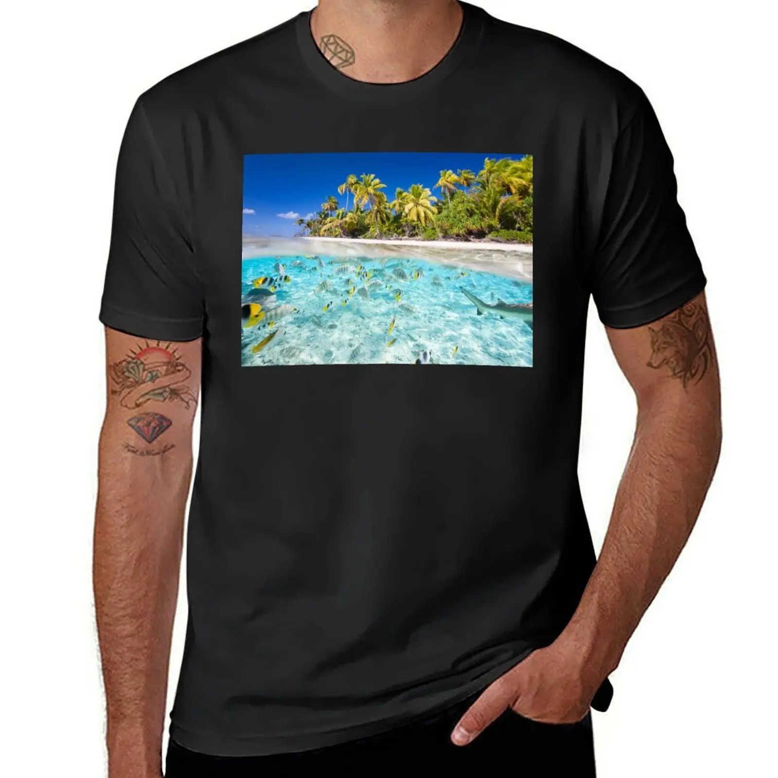 

Tropical Paradise T-Shirt cute clothes cotton graphic tees Blouse custom t shirt tee shirts for men