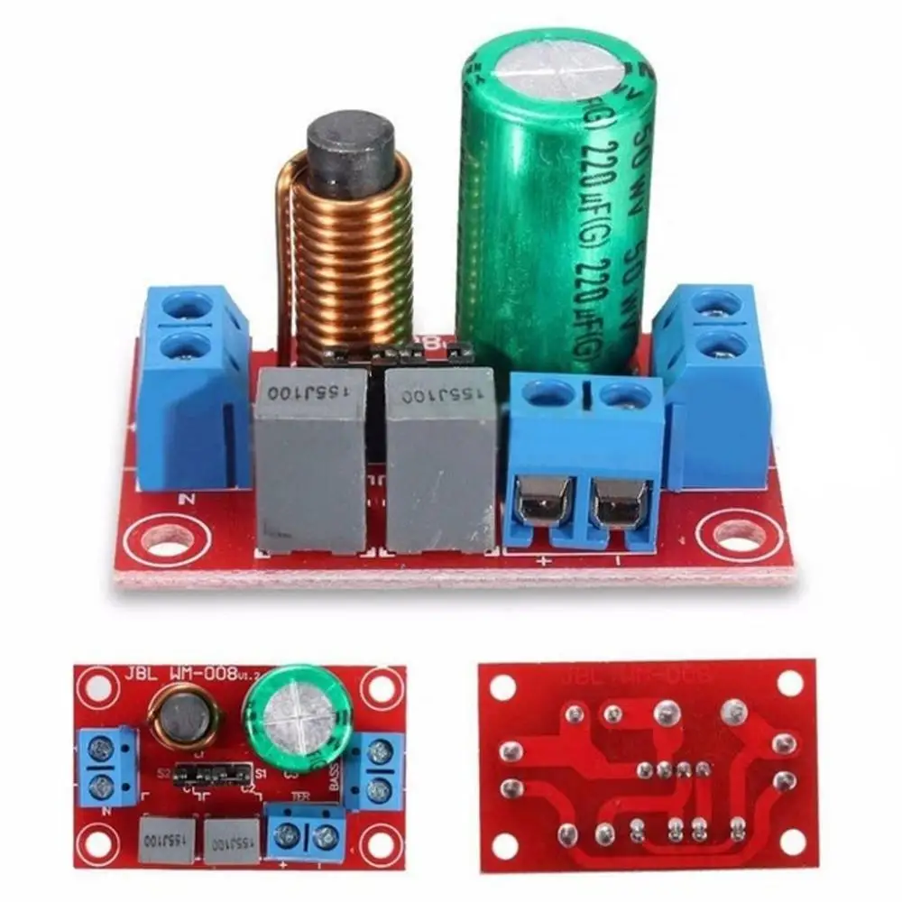 Stable Treble Bass Easy Install Adjustable Speaker Crossover Filter Audio Frequency Divider 2 Way DIY