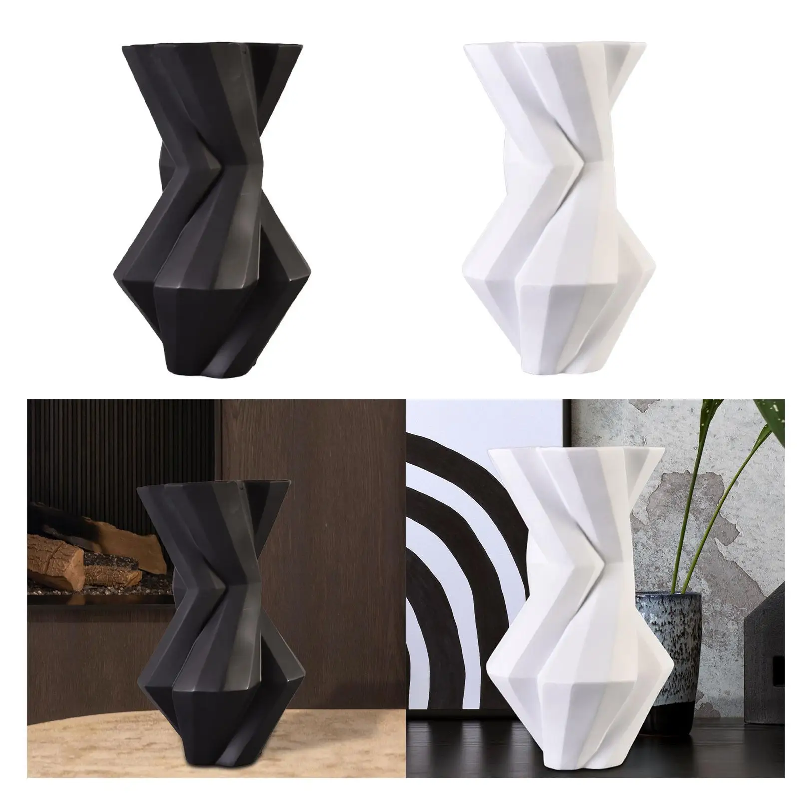 책상 책꽂이 벽난로용 모던 꽃병, 심플한 꽃병 용기