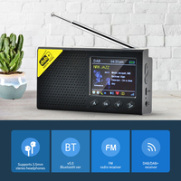 Portable Digital Radio Bluetooth-compatible 5.0 DAB/FM Receiver Broadcasting Player LCD Display Rechargeable Radio for Home