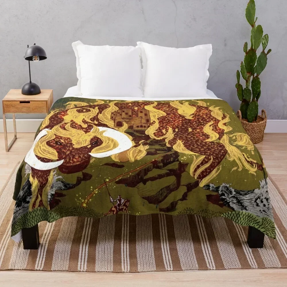 

The Last Unicorn Throw Blanket Luxurious Soft Fuzzy Blanket for Sofa Bed
