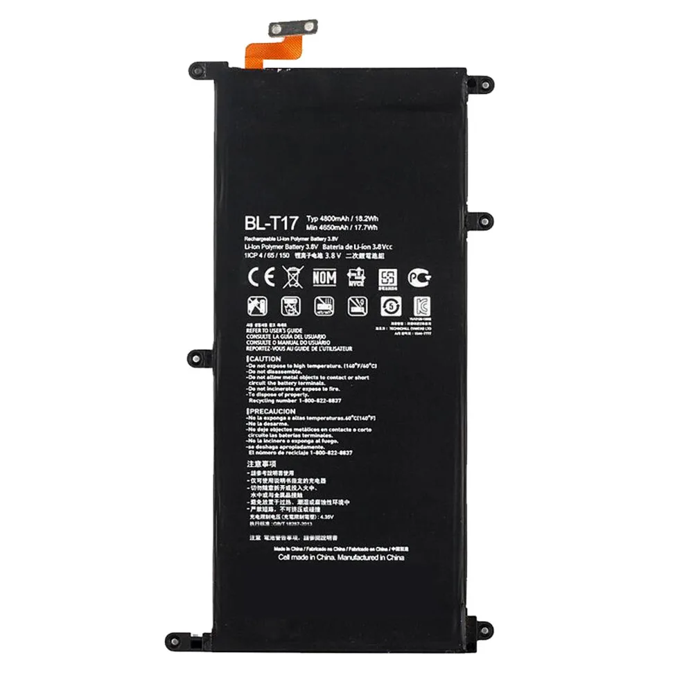 

Аккумулятор для планшета LG BL-T17/G Pad X 8,3/G Pad Iii 8.0/VK500 VK815 VK810 VK815 V520 V522 3,8 В 4800 мАч 18,2 Втч Новый