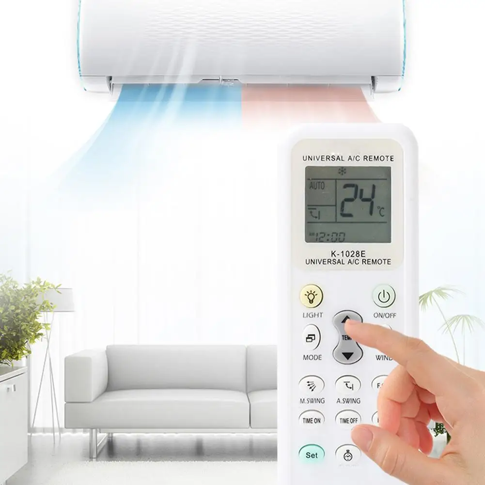  Universal Air Conditioner Remote Control One Click Settings For Air Conditioner For All Mainstream Brands Digital LCD