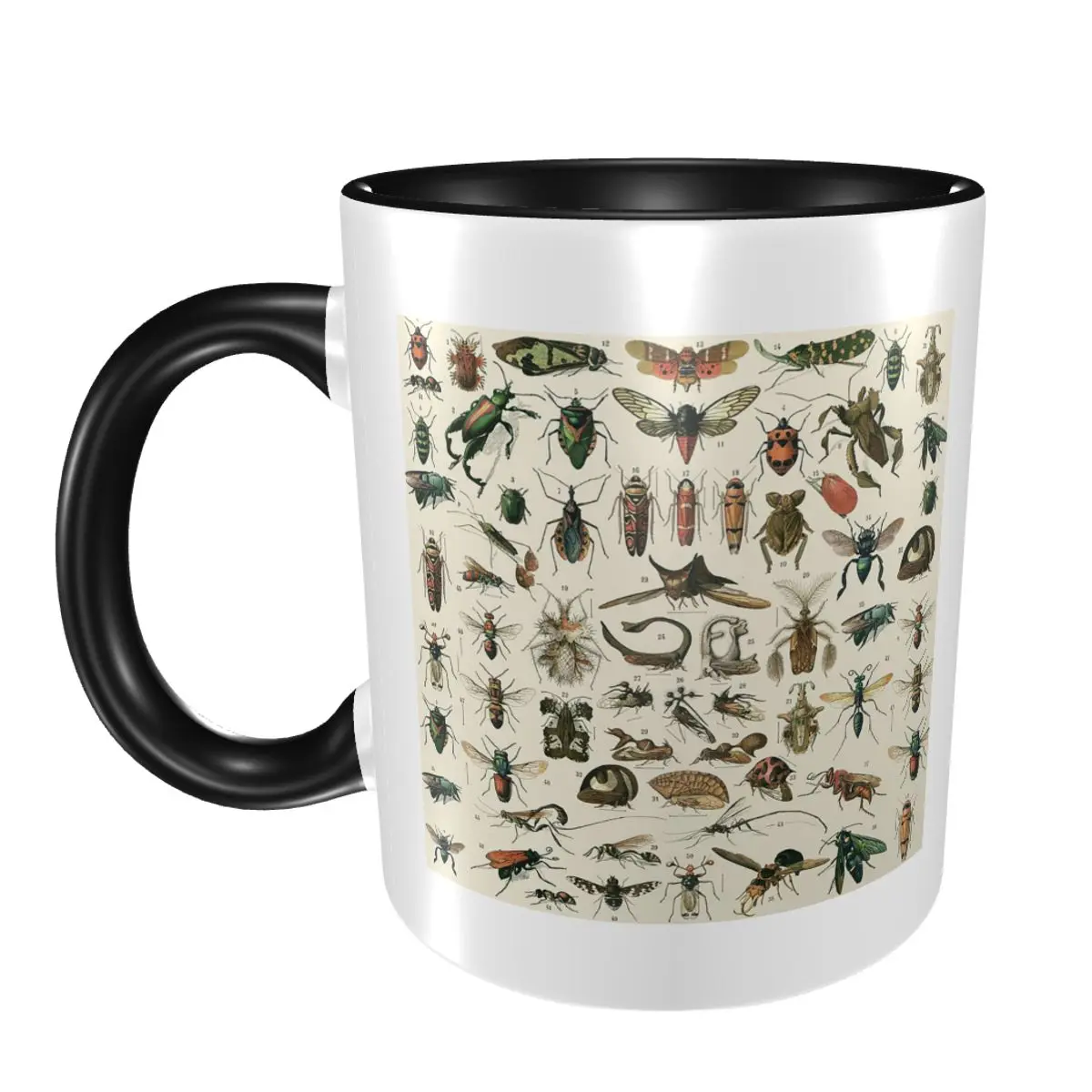 

Insects Mug Funny Ceramic Coffee Cups Tea Mugs Milk Cup Drinkware Gifts for Woman Man