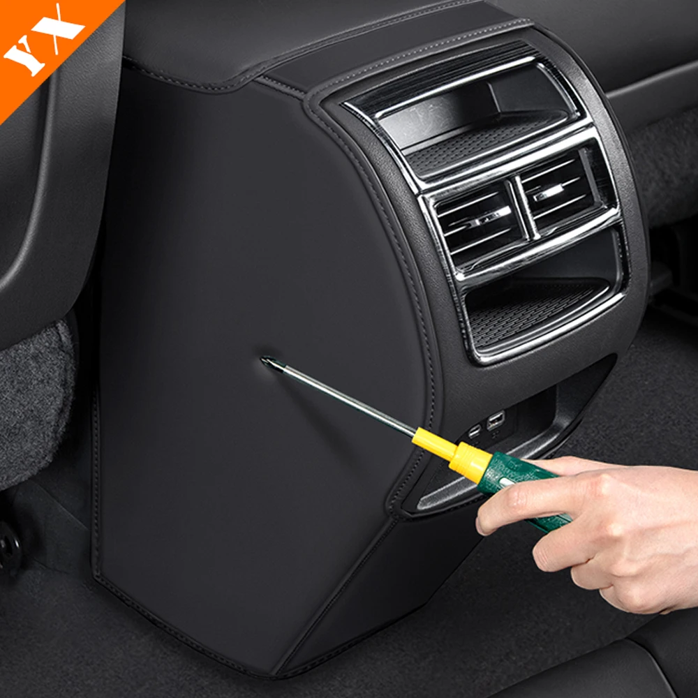 Per accessori FAW Bestune T77 2018-2023 bracciolo posteriore All inclusive per auto in pelle Anti S cratch Frame copertura di sfiato dell\'aria