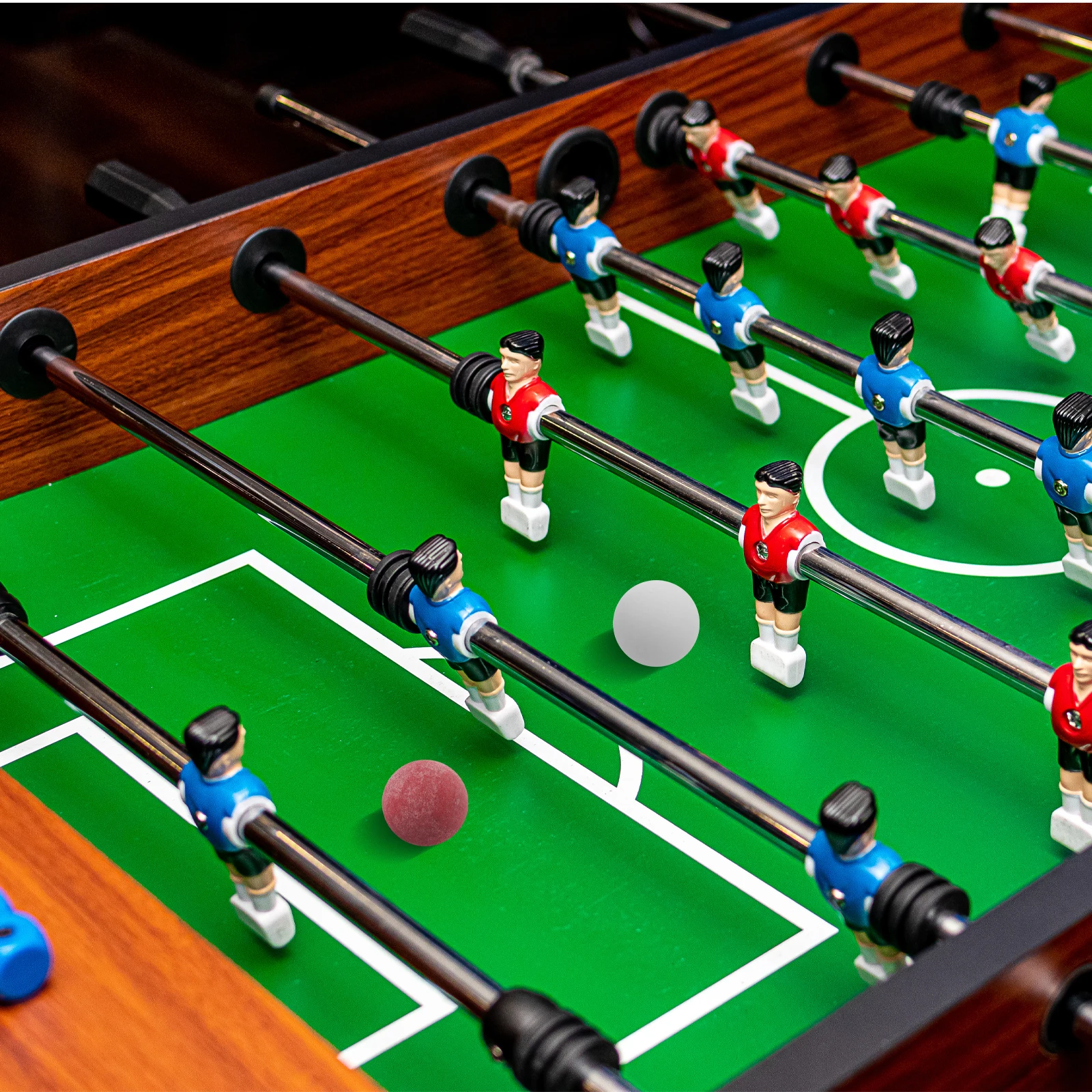 6 Pcs 테이블 축구 교체 공 Foosball 게임 미니 축구 장난감 팀 Foosball 공 장난감 테이블 축구