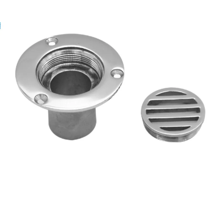 Boat Floor Deck Drain Marine Grade Stainless Steel 316 For Boat Yacht Deck Drainage Hardware Replacement Accessories 1PC