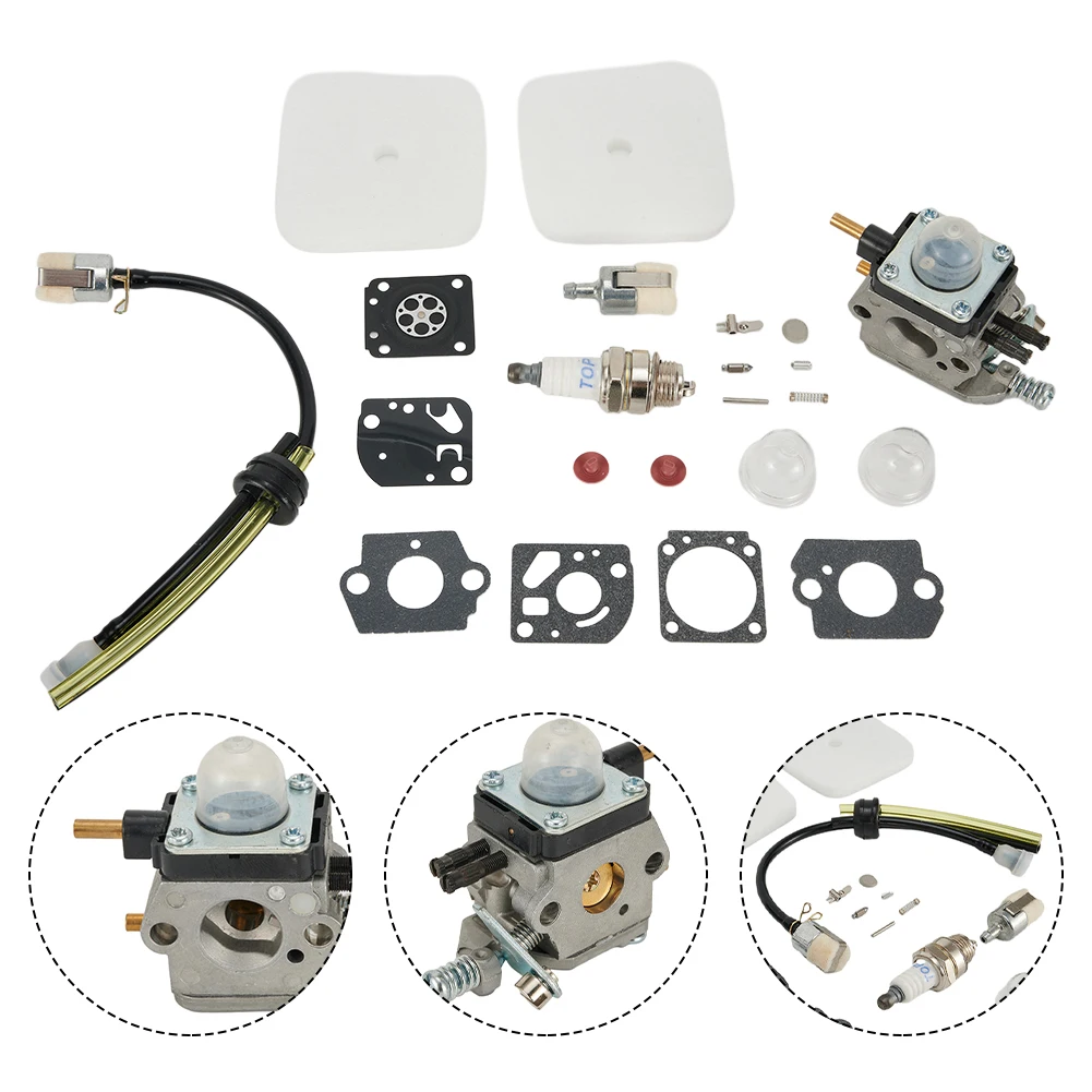 

Efficient Carburettor for Mantis 2 Tiller 7222 7225 7230 7234 Compatible with C1UK54A Includes Complete Accessories