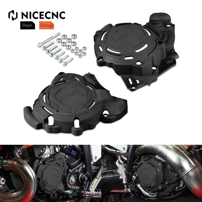 For KTM 2024 EXC 300 EXC 250 XCW 300 XCW 250 Engine Clutch Cover Ignition Guard Protector For Husqvarna TE 300 TE 250 2024