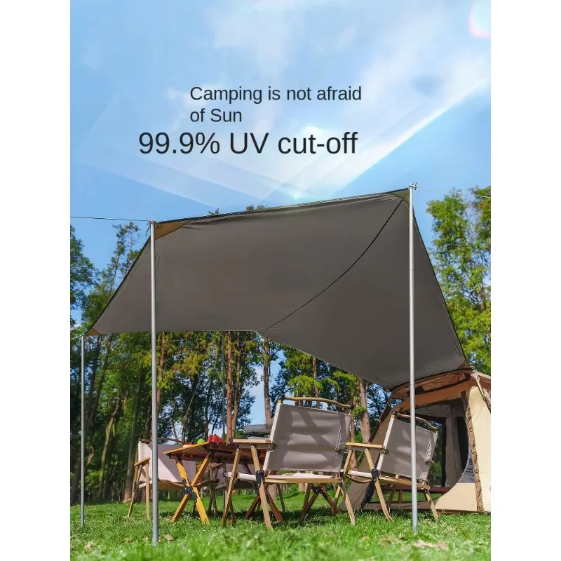 خيمة تخييم أوتوماتيكية سريعة الأسفلت للعائلة في الهواء الطلق، خفيفة الوزن، واقية من الشمس مقاومة للماء