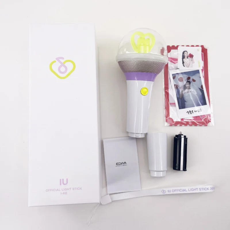 Kpop IU Lightstick 3.0 Lee Ji-eun Fluorescent Lamp Special Edition Concert LED Lamps Fans Collections Light Stick Night Light